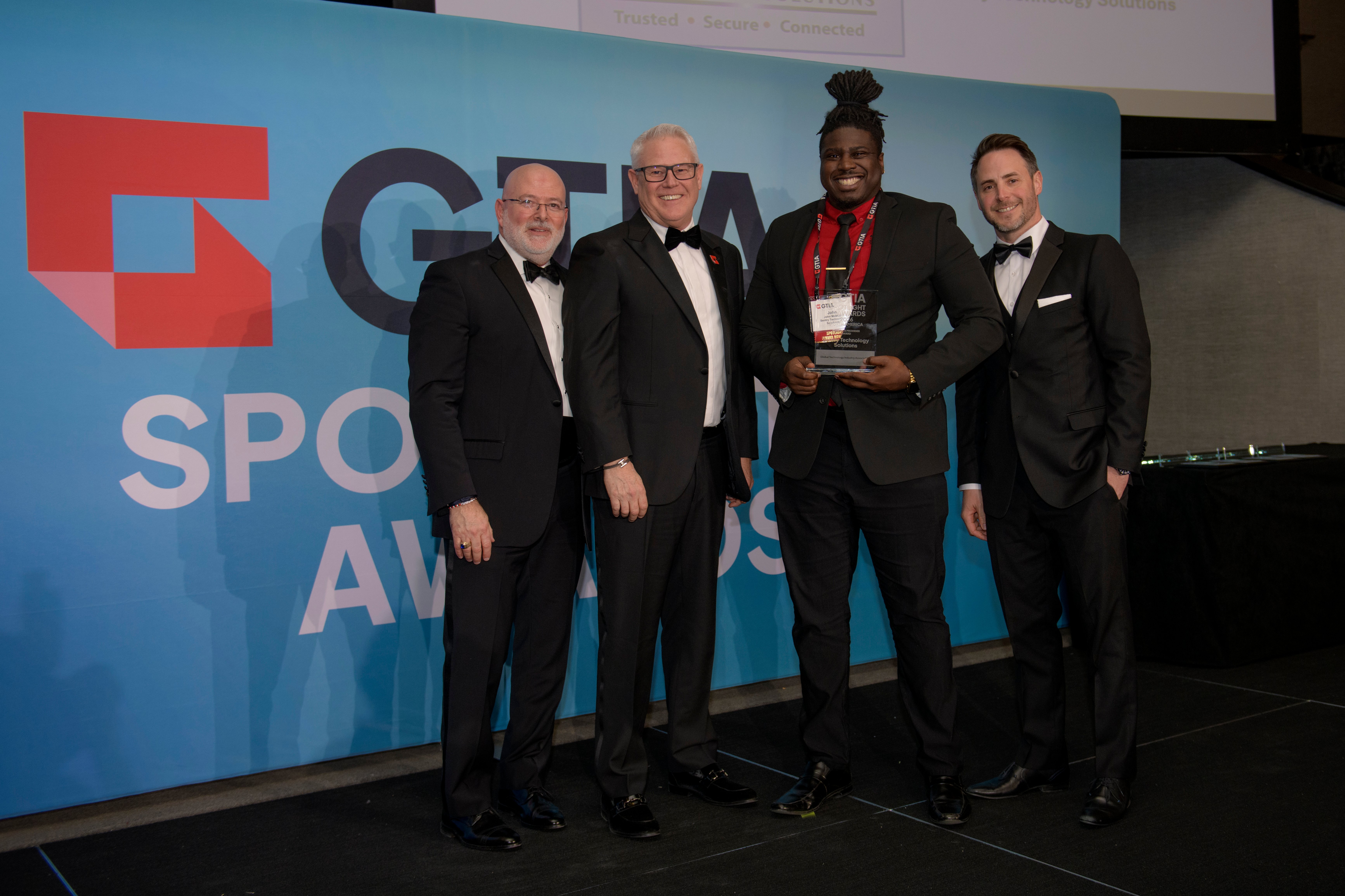 Sentry Technology Solutions accepts the GTIA Spotlight Award