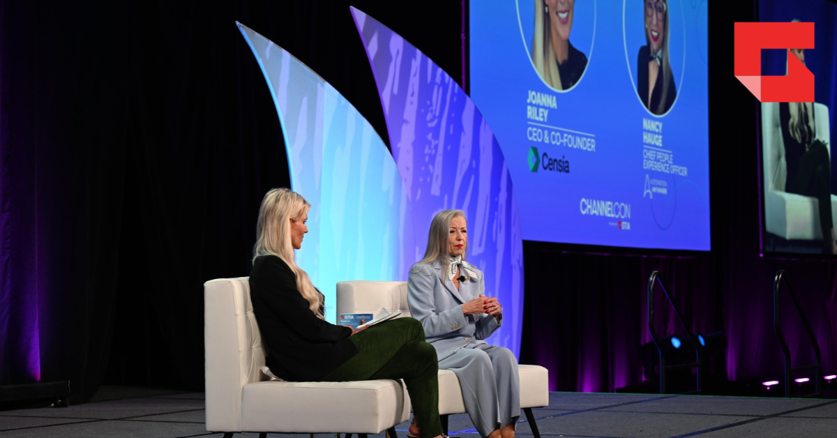 Nancy Hague and Joanna Riley speak at ChannelCon 2026 in San Diego