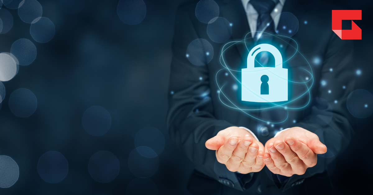 image of hands holding a lock