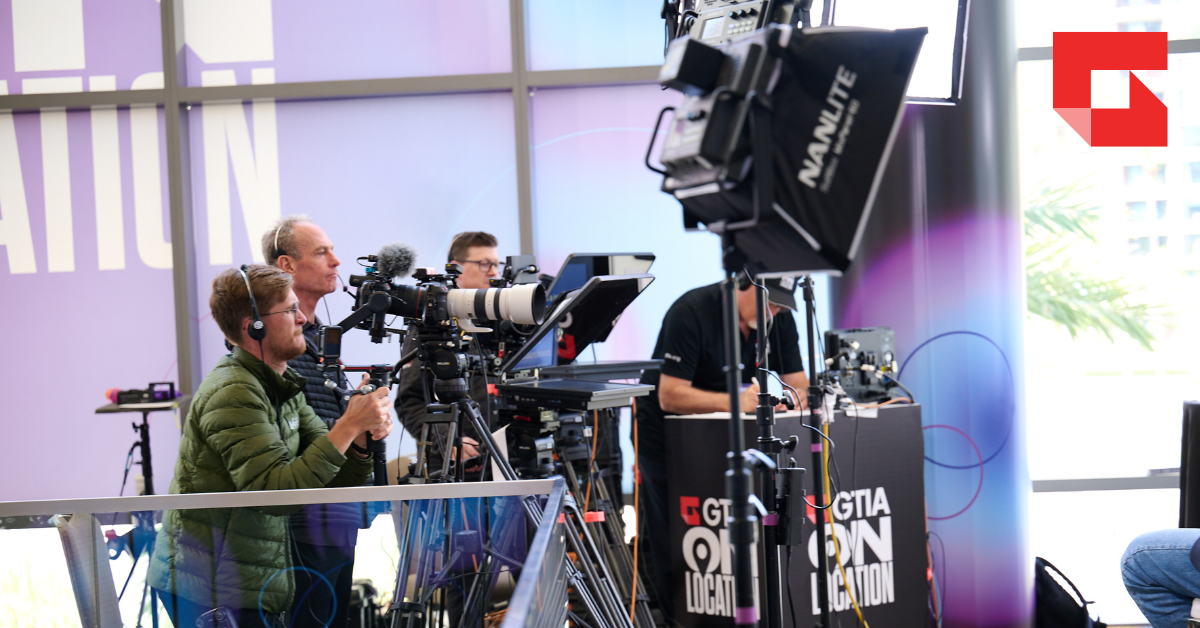 The GTIA On Location camera crew at ChannelCon 2026