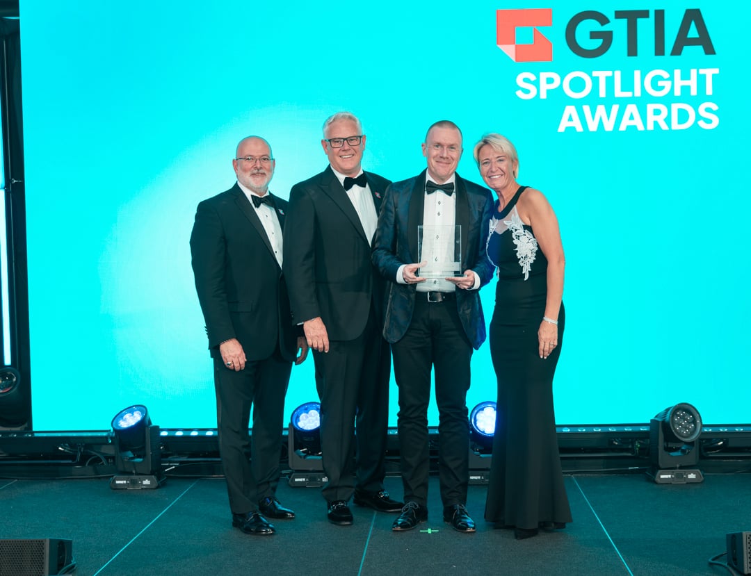 MSP Finance Team accepts the GTIA Spotlight Award
