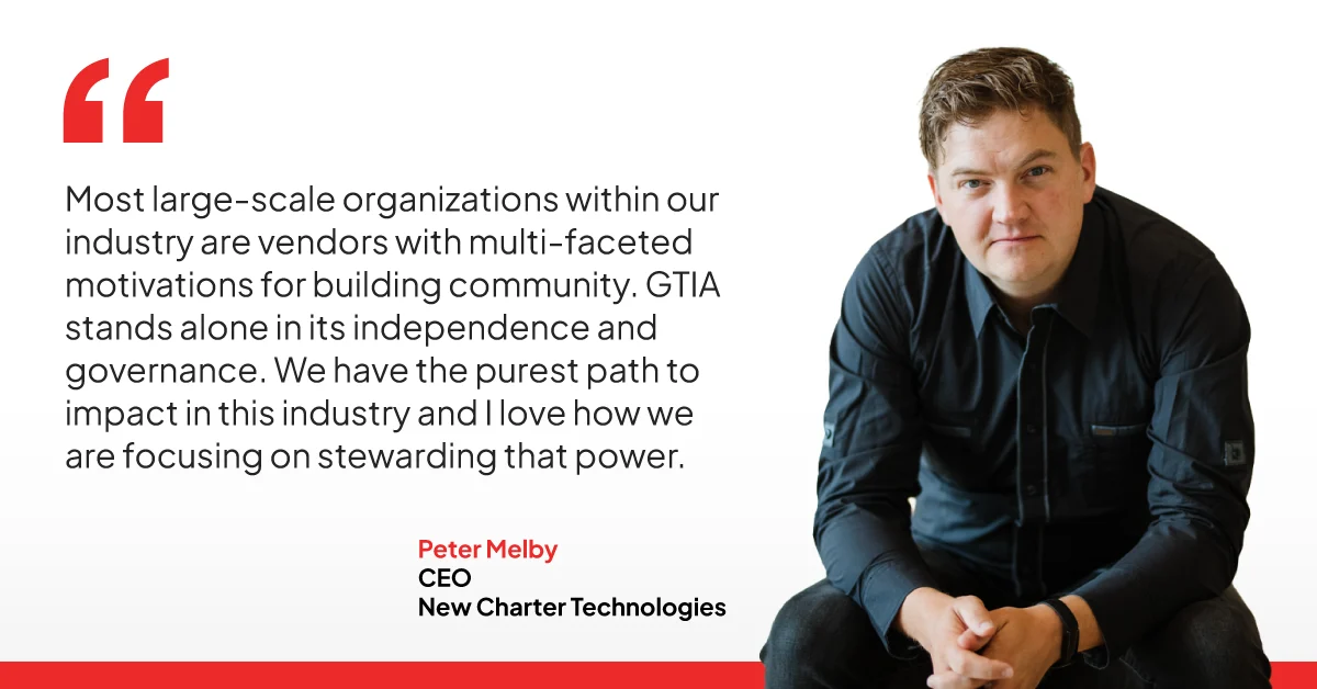 GTIA board member Peter Melby