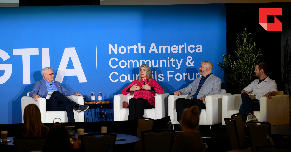 GTIA CEO, Dan Wensley, moderates a panel in Chicago