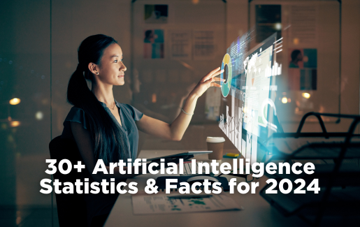 By 2025, the market value of AI will be $60B. Read along to learn the newest AI statistics and facts to help you determine if AI is right for your business's future.